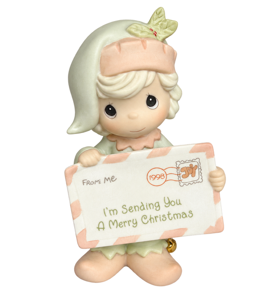 Precious Moments I'm Sending You A Merry Christmas #455601 transparent product image