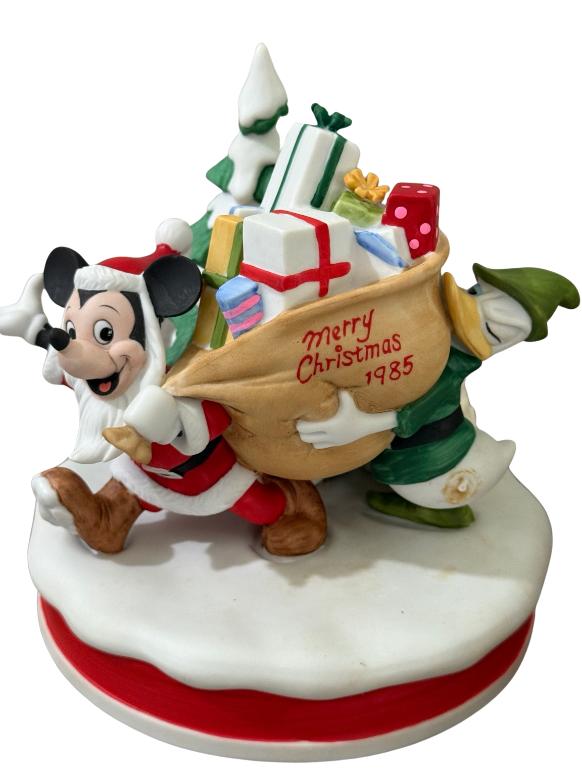 Vintage Disney Merry Christmas 1985 collectible figurine