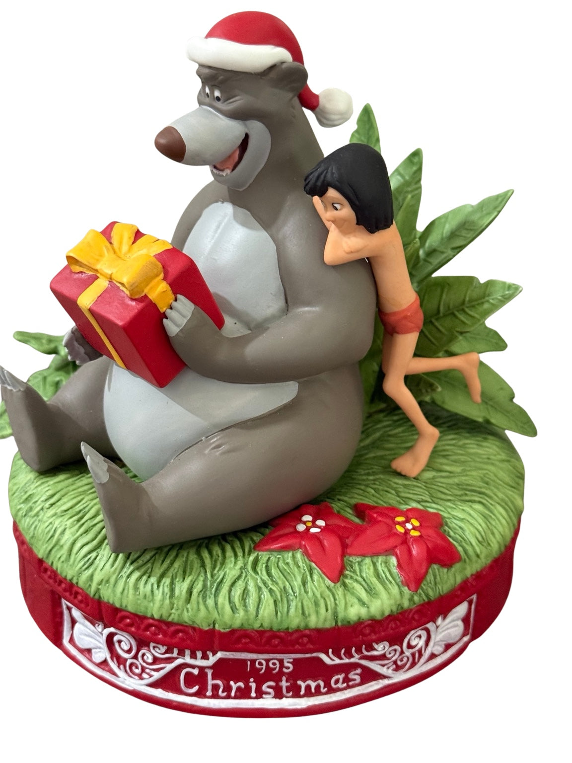 Disney Christmas 1995 — Baloo y Mowgli con regalo