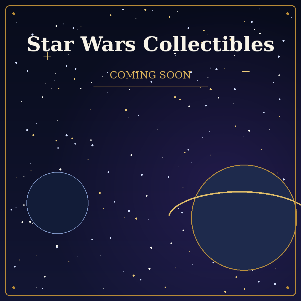 Star Wars Collectibles coming soon